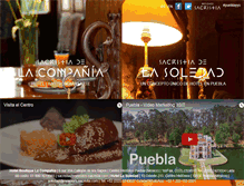 Tablet Screenshot of mesones-sacristia.com